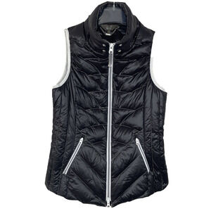 Goode Rider Power Luxe Vest Women's S Black Goose Down Equestrian Packable Light